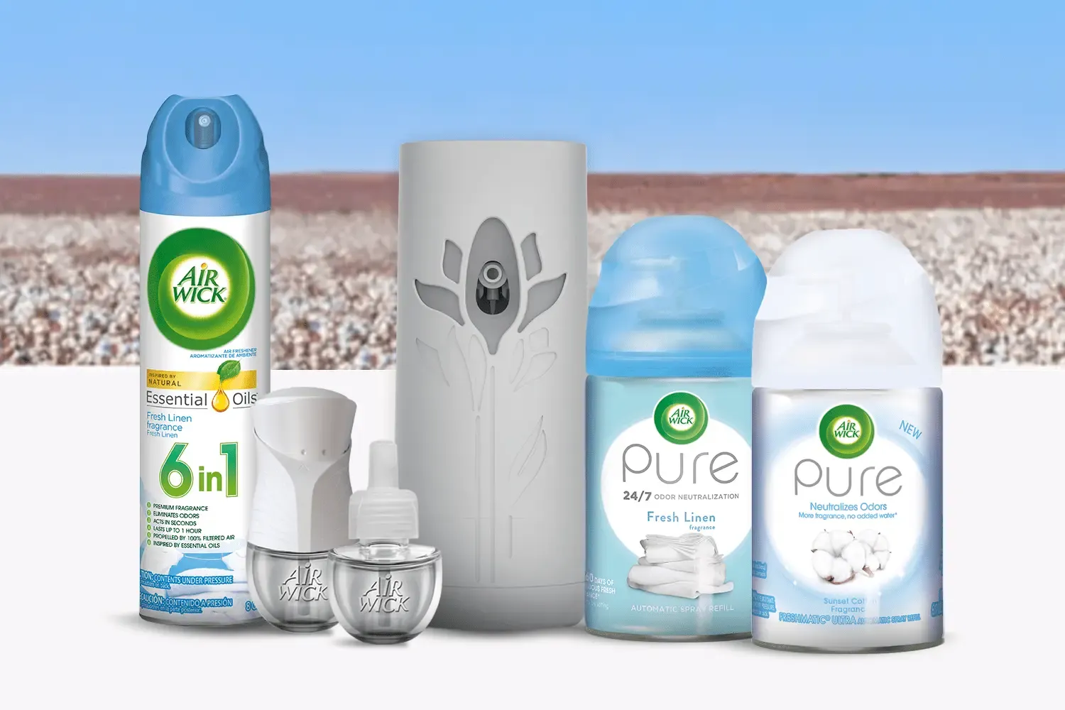 Experience the freshness of linen across our range of products